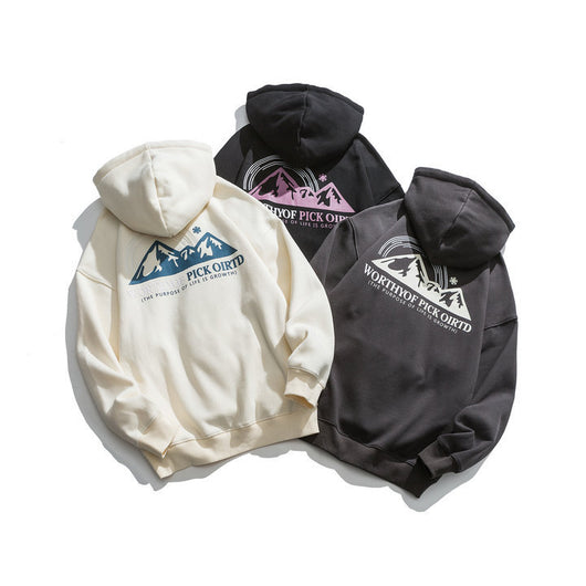 Sudadera Holgada con Capucha para Parejas - Pullover Manga Larga - Image 9
