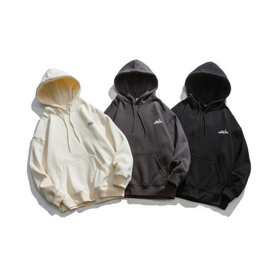 Sudadera Holgada con Capucha para Parejas - Pullover Manga Larga - Image 3