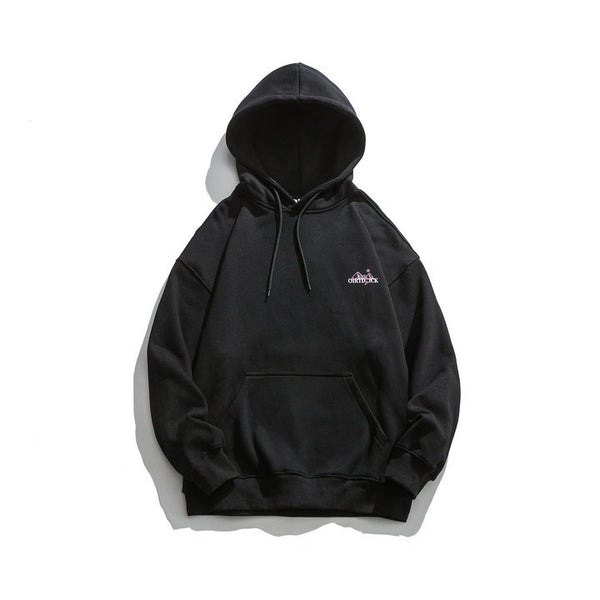 Sudadera Holgada con Capucha para Parejas - Pullover Manga Larga