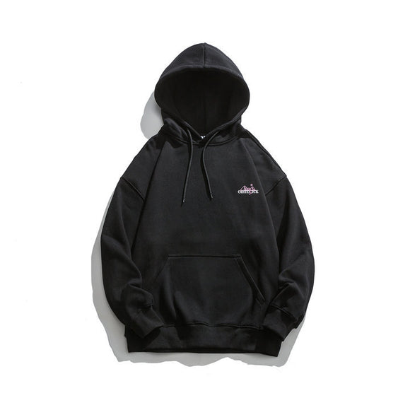 Sudadera Holgada con Capucha para Parejas - Pullover Manga Larga
