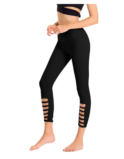 Pantalones de Yoga Ajustados 7/8 Elásticos de Secado Rápido para Fitness y Running - Image 4