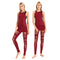 Conjunto Esportivo Completo para Yoga: Blusa, Sutiã Esportivo e Leggings