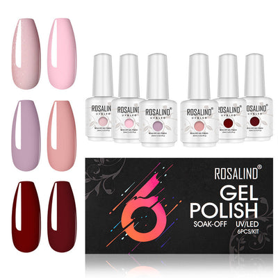 Set de 6 Esmaltes de Uñas Gel Japonés con Fototerapia Vegetal UV - Image 7