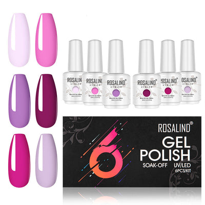 Set de 6 Esmaltes de Uñas Gel Japonés con Fototerapia Vegetal UV - Image 5
