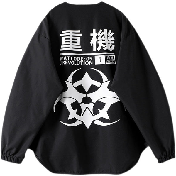 Chaqueta Camisa Suelta Funcional con Bolsillos Grandes - Estilo Casual Moderno
