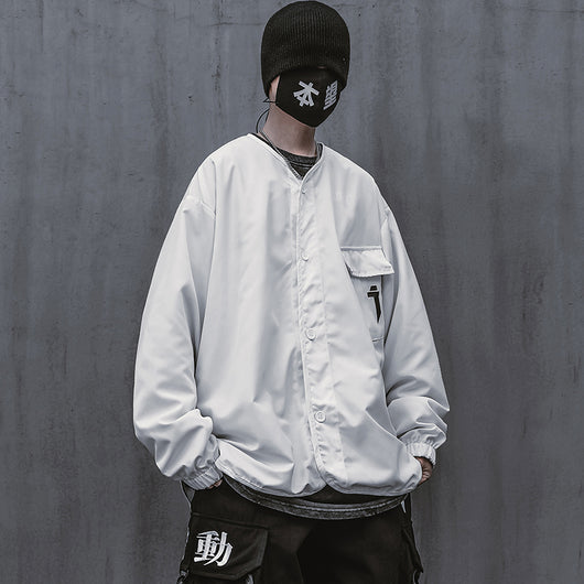 Chaqueta Camisa Suelta Funcional con Bolsillos Grandes - Estilo Casual Moderno - Image 2