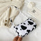 Bolsa Crossbody Estampado Vaca Oxford
