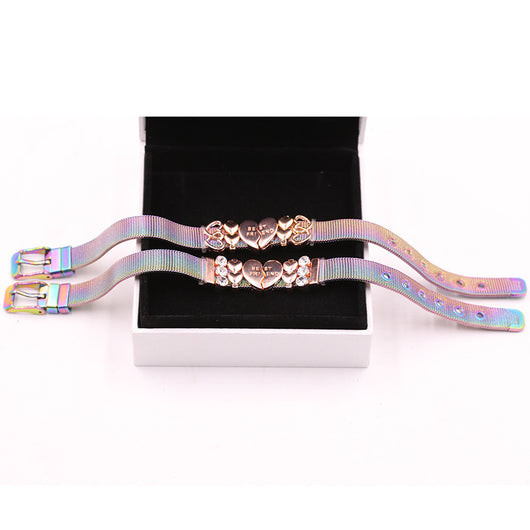 Pulseras de Acero Inoxidable Coloridas para Hombre y Mujer - Image 13