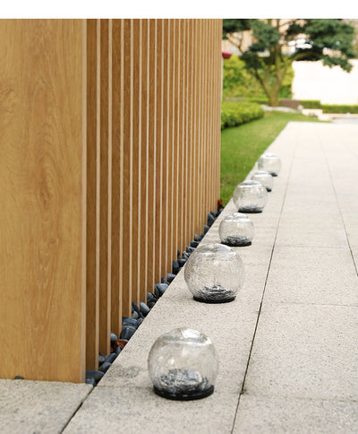 Luz Solar LED de Jardín con Diseño de Esfera de Cristal Agrietado - Image 20