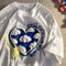 Camiseta Manga Corta Mujer Estilo Hong Kong