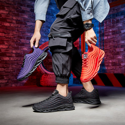 Zapatos Casuales para Hombre Lisos con Cordones - Estilo Coreano Versátil - Image 9