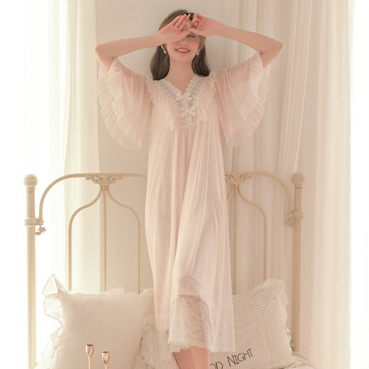 Pijama Princesa de Encaje Francés y Tul Suave - Image 9