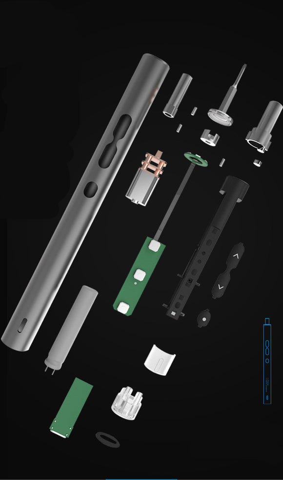 Destornillador Eléctrico Recargable Profesional Mini Precisión
