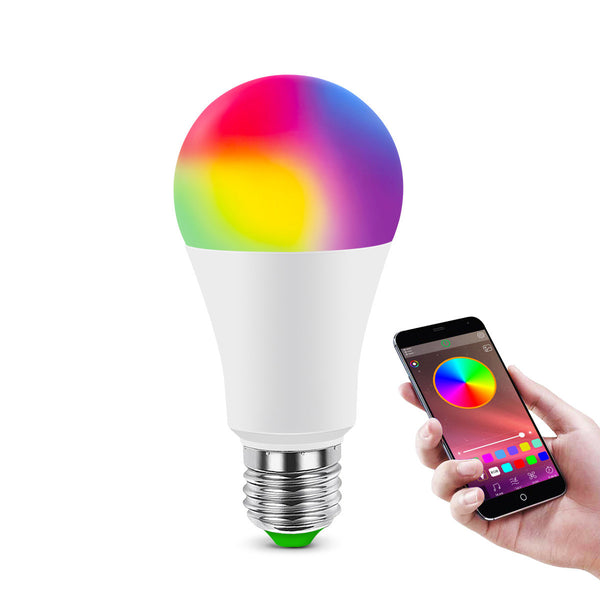 Foco LED Inteligente Bluetooth: Color, Música y Control por App