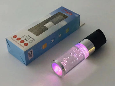 Parlante Bluetooth Portátil con Luz LED Cristalina y Diseño Colorido - Image 4