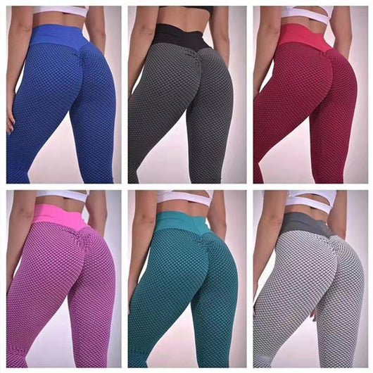 Pantalones Deportivos de Jacquard para Dama - Cintura Alta y Efecto Push-Up - Image 7