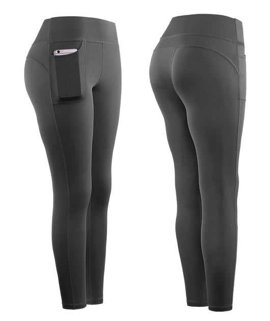 Leggings Deportivos Cintura Alta con Bolsillos - Yoga y Running - Image 3