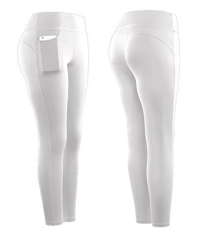 Leggings Deportivos Cintura Alta con Bolsillos - Yoga y Running
