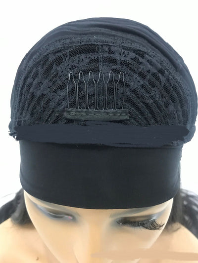 Peluca de Cabello Real con Diadema Ajustable para Mujer - Image 5