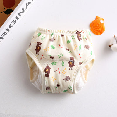 Pants de Aprendizaje Coreanos con Protección Lateral - Pañal de Tela Reutilizable Impermeable - Image 12