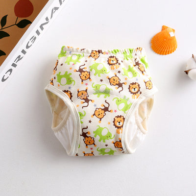 Pants de Aprendizaje Coreanos con Protección Lateral - Pañal de Tela Reutilizable Impermeable - Image 17