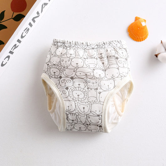 Pants de Aprendizaje Coreanos con Protección Lateral - Pañal de Tela Reutilizable Impermeable - Image 7