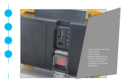 Foco de Trabajo Recargable COB de Alta Potencia - Image 7
