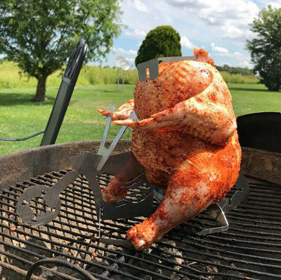 Soporte para Pollo a la Parrilla - Accesorio BBQ Acero Inoxidable - Image 10