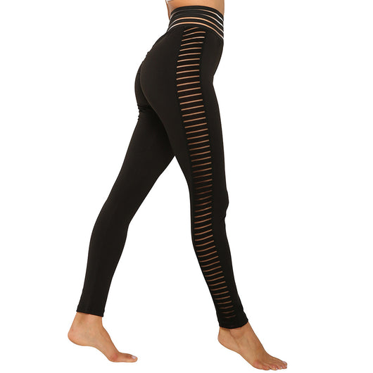 Leggings de Yoga con Paneles Laterales de Malla - Image 11