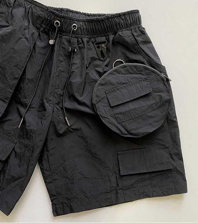 Pantalones Cortos Funcionales Overol para Hombre - Estilo Casual Holgado - Image 3