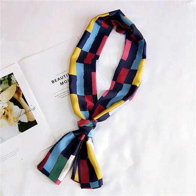 Pañuelo de Seda Largo Reversible para Primavera y Otoño - Image 24