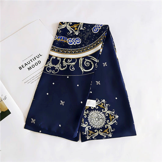 Pañuelo de Seda Largo Reversible para Primavera y Otoño - Image 26
