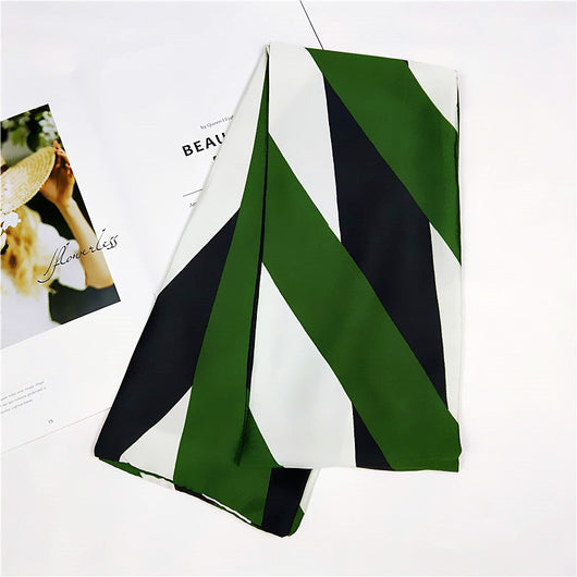 Pañuelo de Seda Largo Reversible para Primavera y Otoño - Image 28