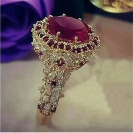 Anillo de Diamante Elegante Estilo Europeo y Americano para Mujer - Image 5