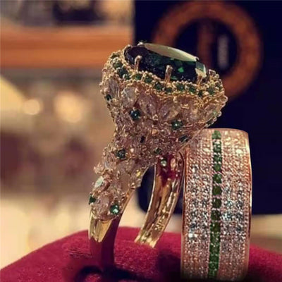Anillo de Diamante Elegante Estilo Europeo y Americano para Mujer - Image 2