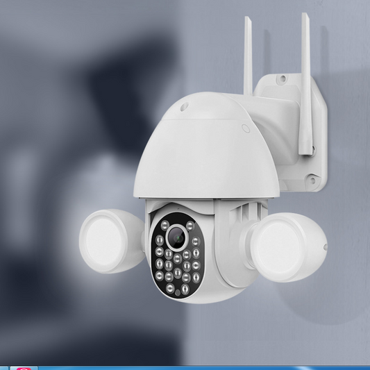 Cámara de Seguridad Inteligente 3MP con Luz LED Dual y Vigilancia HD