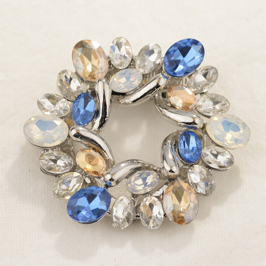 Broche Floral Vitral con Hebilla Ajustable para Pañuelos y Bufandas - Image 17