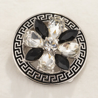 Broche Floral Vitral con Hebilla Ajustable para Pañuelos y Bufandas - Image 11