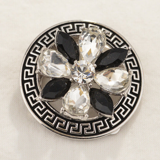 Broche Floral Vitral con Hebilla Ajustable para Pañuelos y Bufandas - Image 4