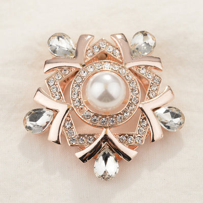 Broche Floral Vitral con Hebilla Ajustable para Pañuelos y Bufandas - Image 8