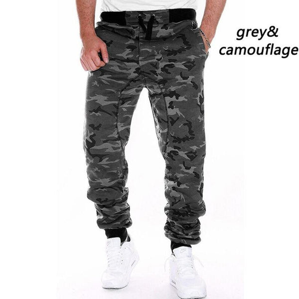 Pantalones Deportivos Slim Fit Camuflaje para Hombre - Running y Fitness