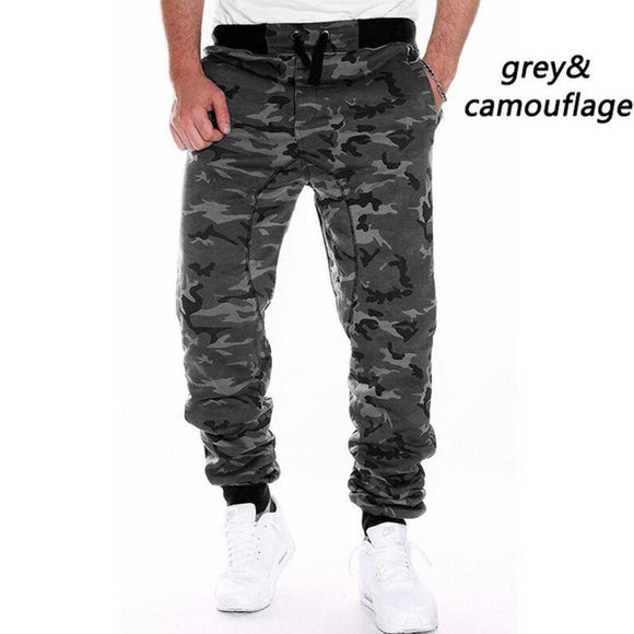 Pantalones Deportivos Slim Fit Camuflaje para Hombre - Running y Fitness