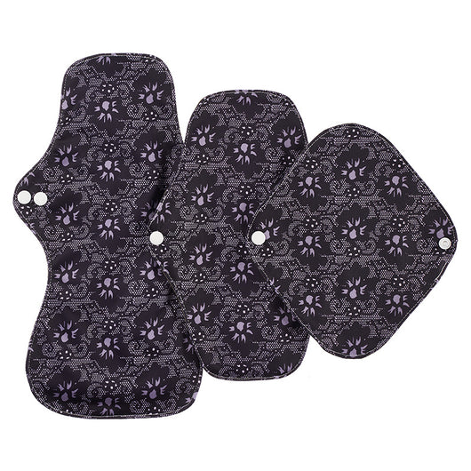Toallas Sanitarias Reutilizables de Carbón de Bambú Impermeables - Image 12