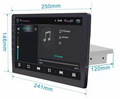 Navegador GPS para Auto con Pantalla LCD Giratoria Grande - Image 9