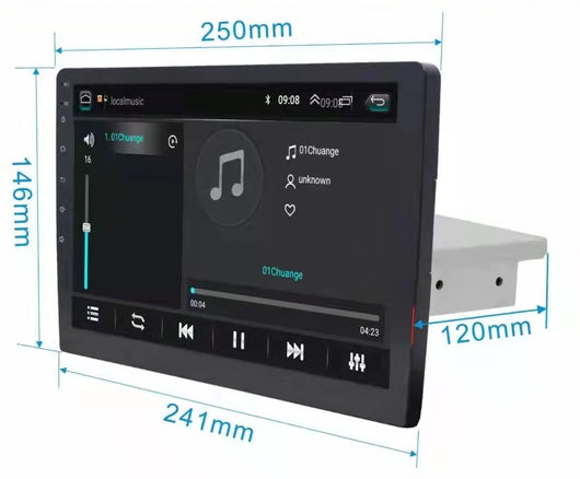 Navegador GPS para Auto con Pantalla LCD Giratoria Grande - Image 9