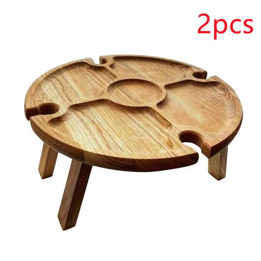 Mesa Plegable de Madera para Picnic y Exterior - Image 6