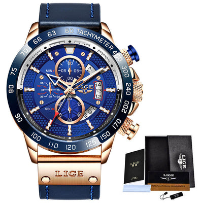 Reloj Cronógrafo Multifunción Deportivo Resistente al Agua para Hombre - Image 8