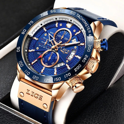Reloj Cronógrafo Multifunción Deportivo Resistente al Agua para Hombre - Image 10