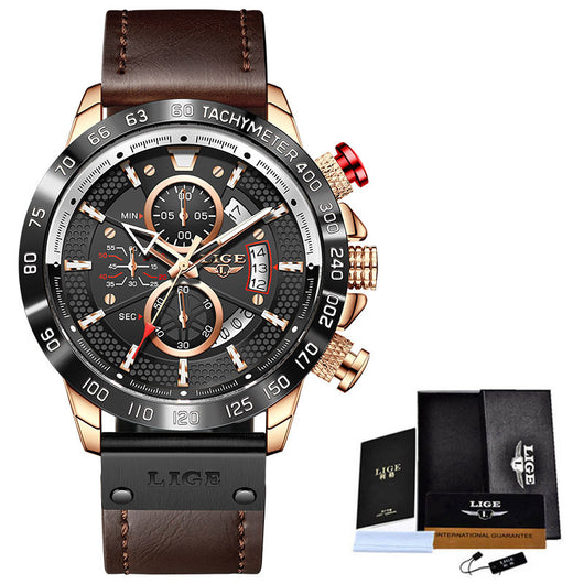Reloj Cronógrafo Multifunción Deportivo Resistente al Agua para Hombre - Image 9