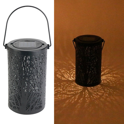 Lámpara Solar LED Decorativa de Hierro Forjado para Jardín - Image 6